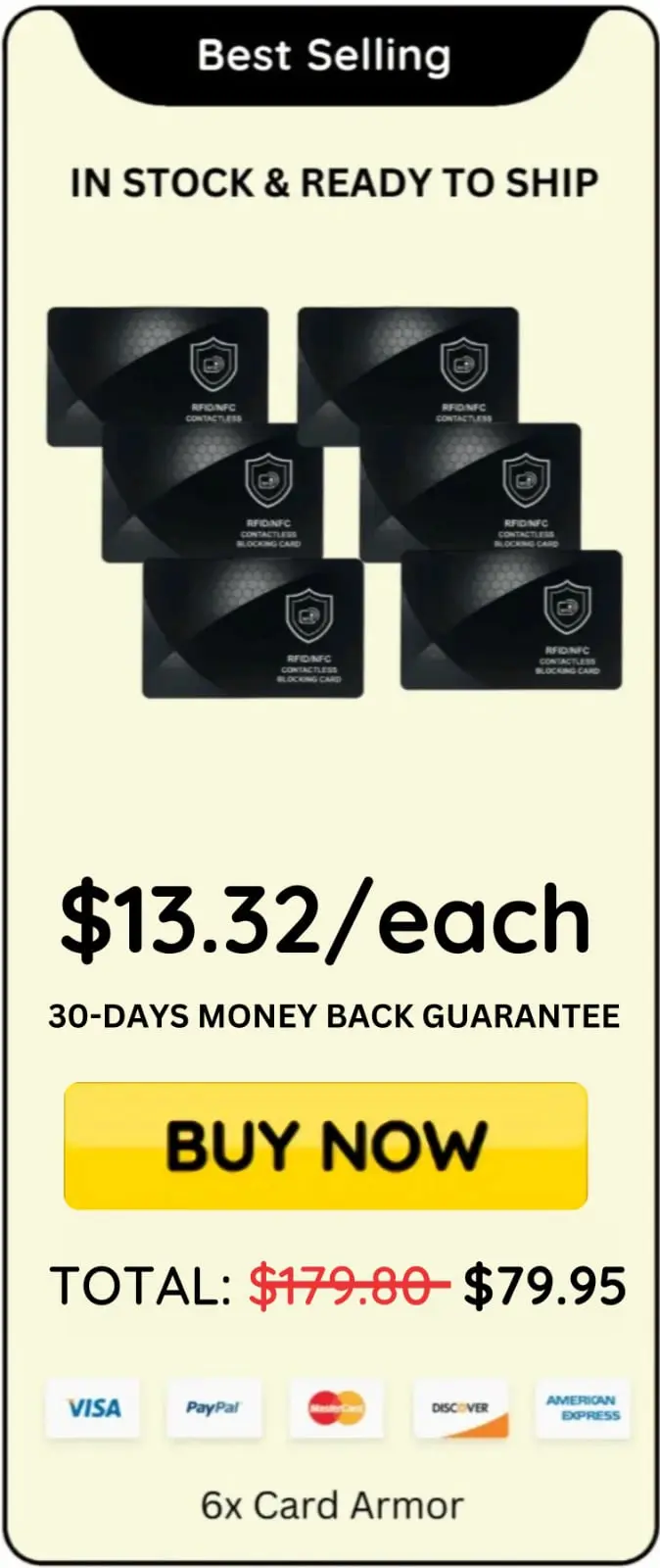 Card Armor offer price